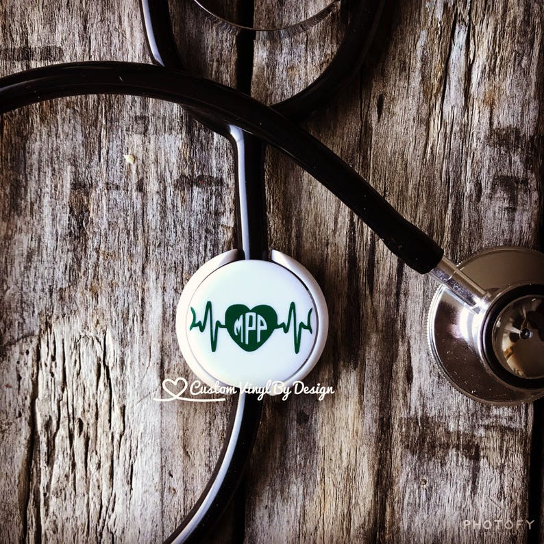 Stethoscope ID Tag Stethoscope Name Tag Stethoscope Etsy