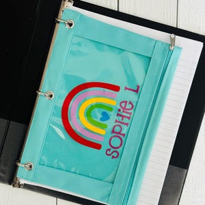 All Over Print Pencil Pouch Rainbow