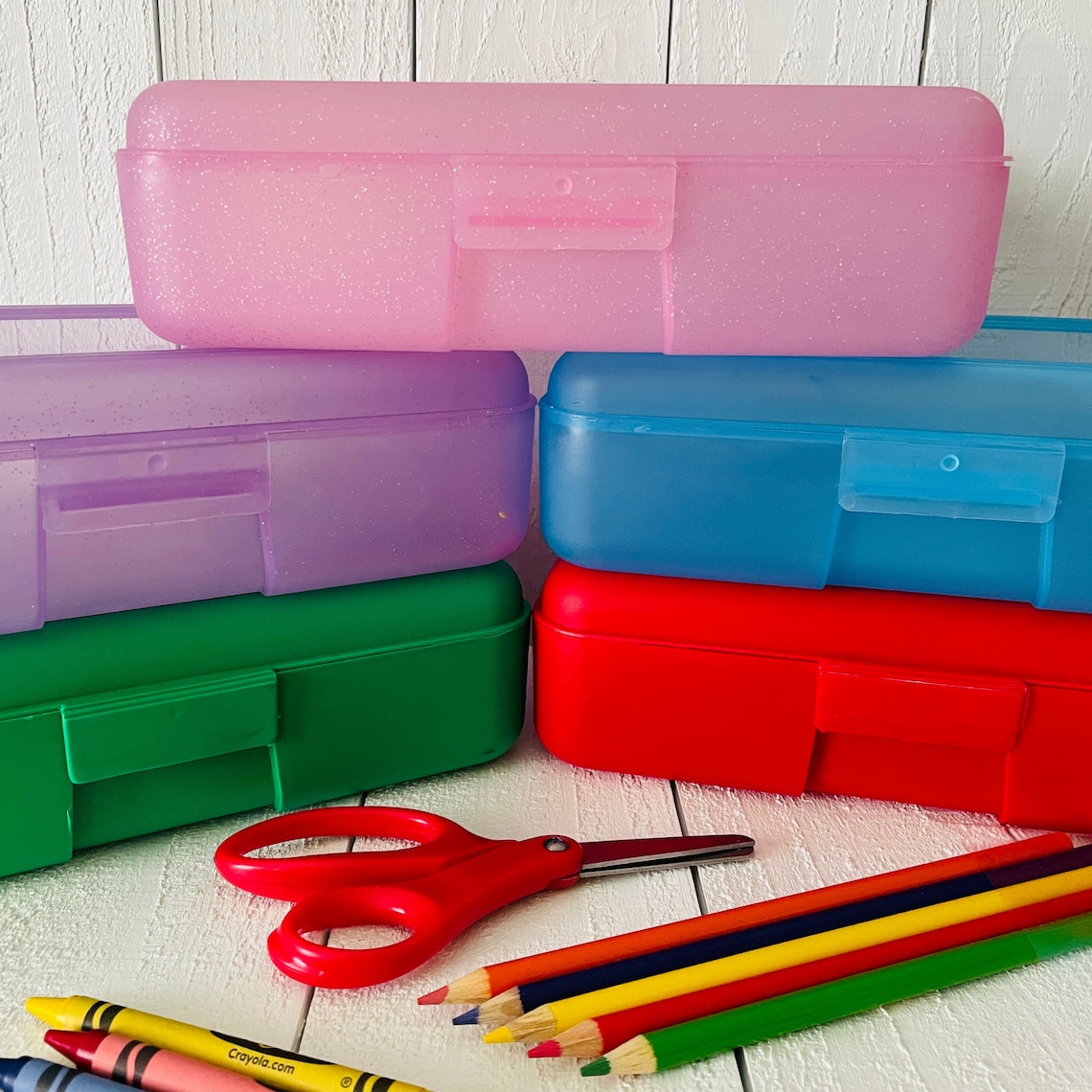 Personalized Pencil Box School Supplies Plastic School Box Etsy