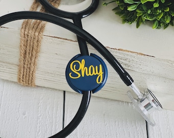 Littman Stethoscope ID Tag - Stethoscope ID Tag - Stethoscope Name Tag - Stethoscope Accessories - RN Gifts - Gift for Nurse - Med School