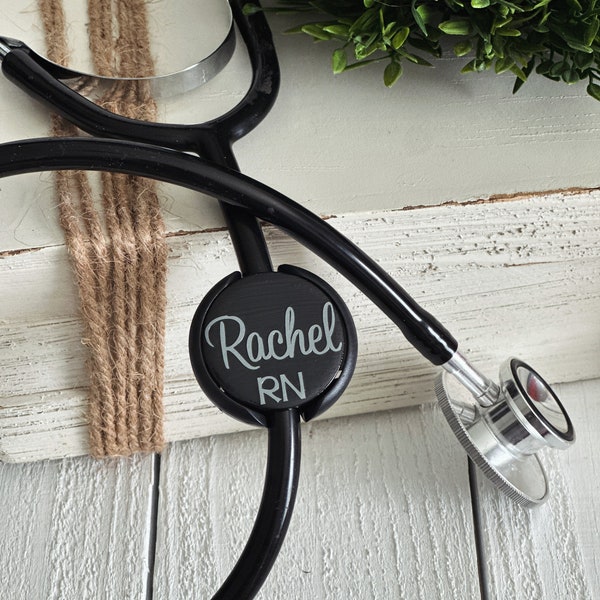 Littman Stethoscope ID Tag - Stethoscope ID Tag - Stethoscope Name Tag - Stethoscope Accessories - RN Gifts - Gift for Nurse - Med School