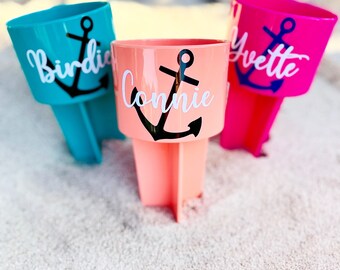 Personalized Beach Spiker | Beach Spike Drink Holder | Sand Spike Drink Holder | Monogrammed Beach Spiker | Beach Accessories | Beach Trip