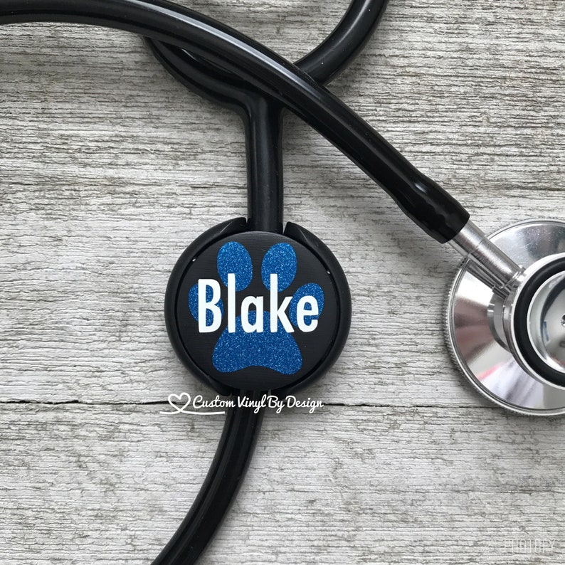 Stethoscope ID Tag Stethoscope Accessories Vet Tech Gift Etsy