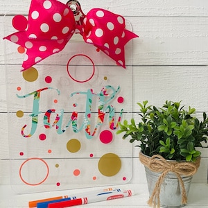 Personalized Clipboard - Teacher Gift - Student Teacher Gift - Gift for Her - Secretary Gift · Nurse Clipboard · Office Decor ·