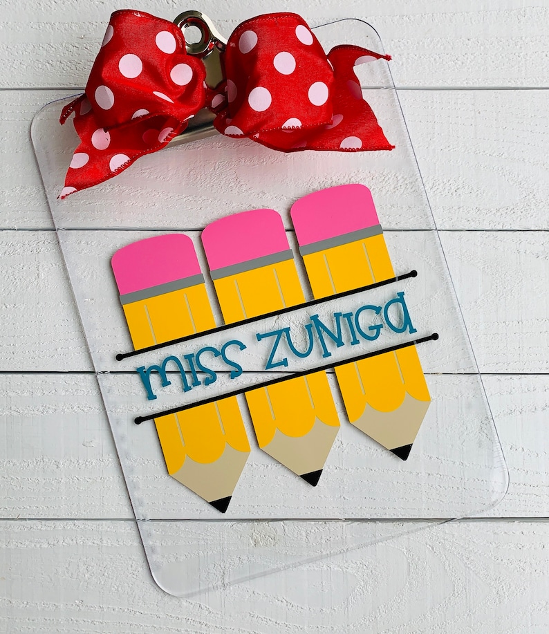 Teacher Clipboard Teacher Gifts Personalized Teacher Etsy
