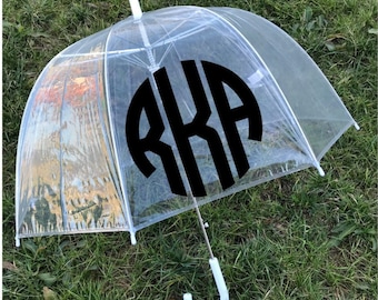 Monogram Umbrella - Personalized Umbrella for Adult