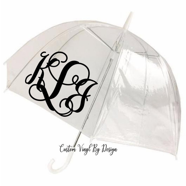 Monogram Umbrella Personalized Umbrella Monogrammed Umbrella Monogrammed Rain Gear Personalized Gift for Women/Teachers image 6