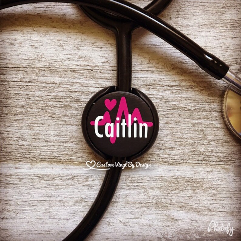 Stethoscope ID Tag Stethoscope Name Tag Stethoscope Etsy