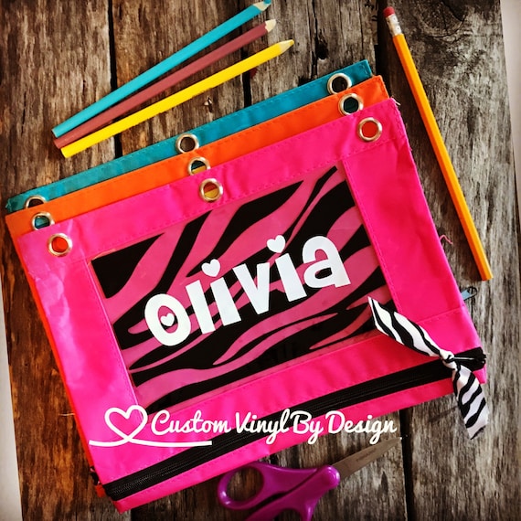 Personalized Pencil Pouch, Personalized Pencil Case, Binder Pencil Pouch, Monogram Pencil Pouch, School Supplies, Back to School, Ships Free Personalized Pencil Pouch, Personalized Pencil Case, Binder Pencil Pouch, Monogram Pencil Pouch, School Supplies, Back to School, Ships Free