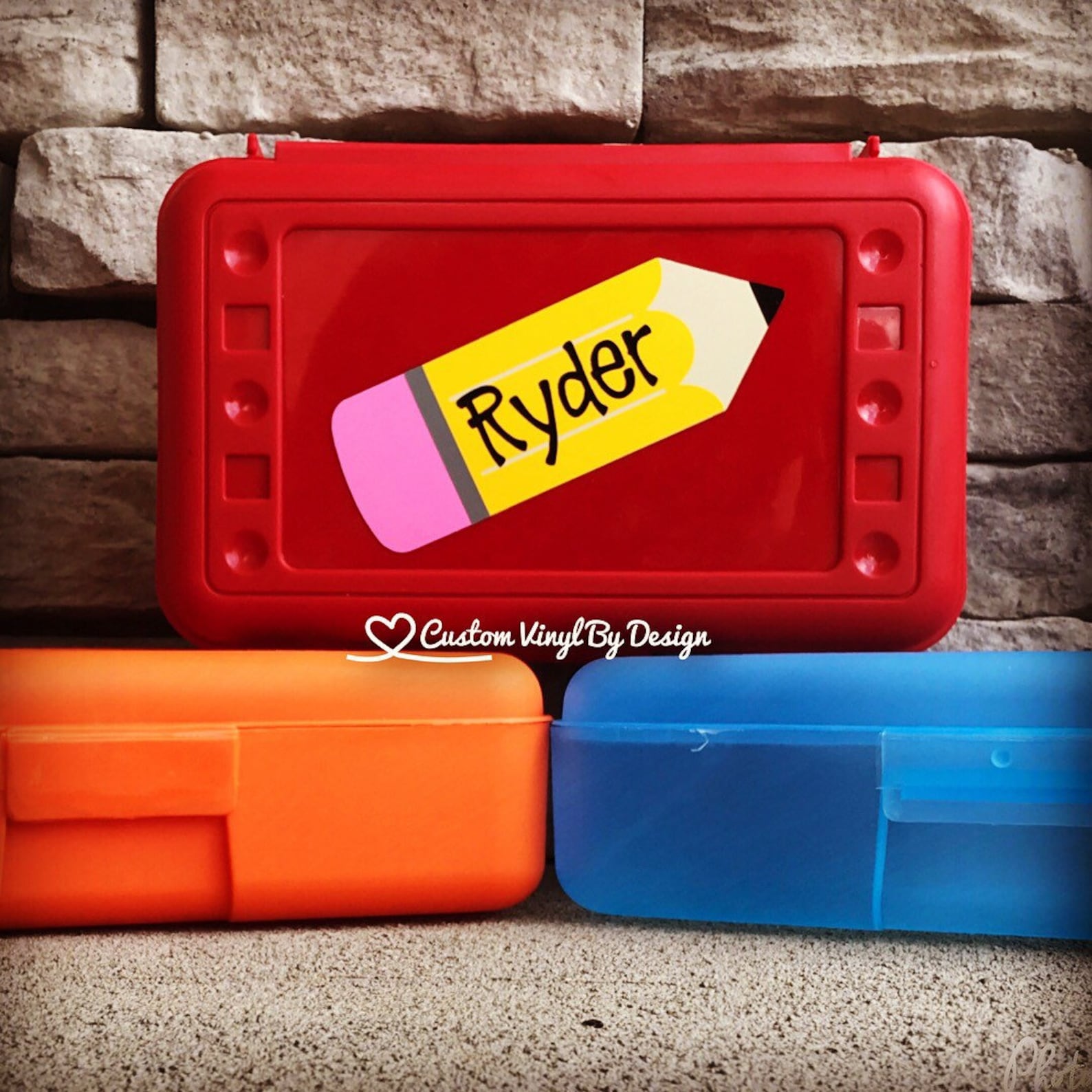 Personalized Pencil Box School Supplies Plastic School Box - Etsy