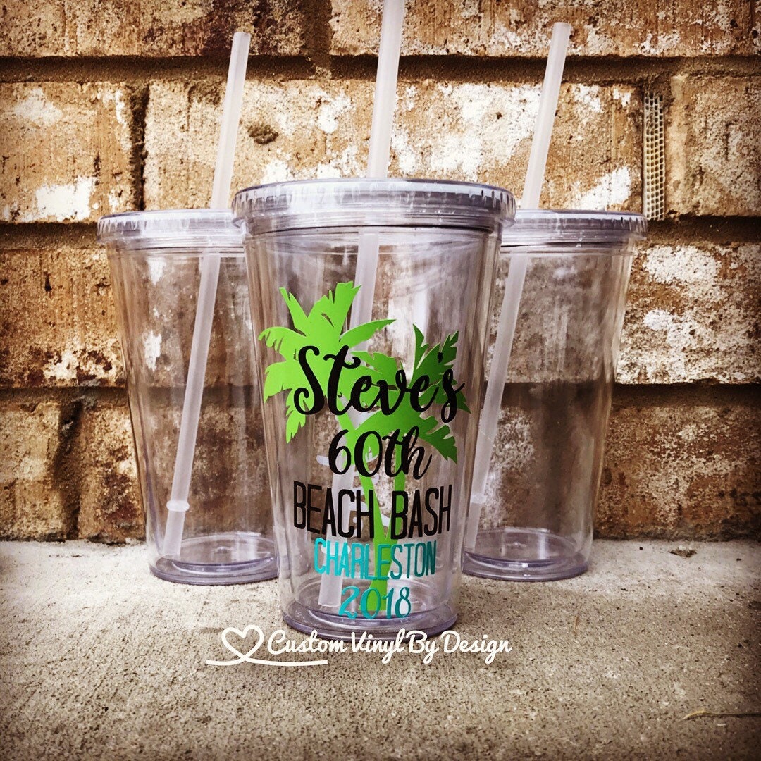 60th Birthday Tumbler 60th Birthday Cups Girls Trip Gifts | Etsy