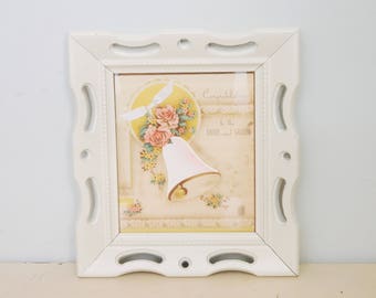 1940 Wedding Card Framed