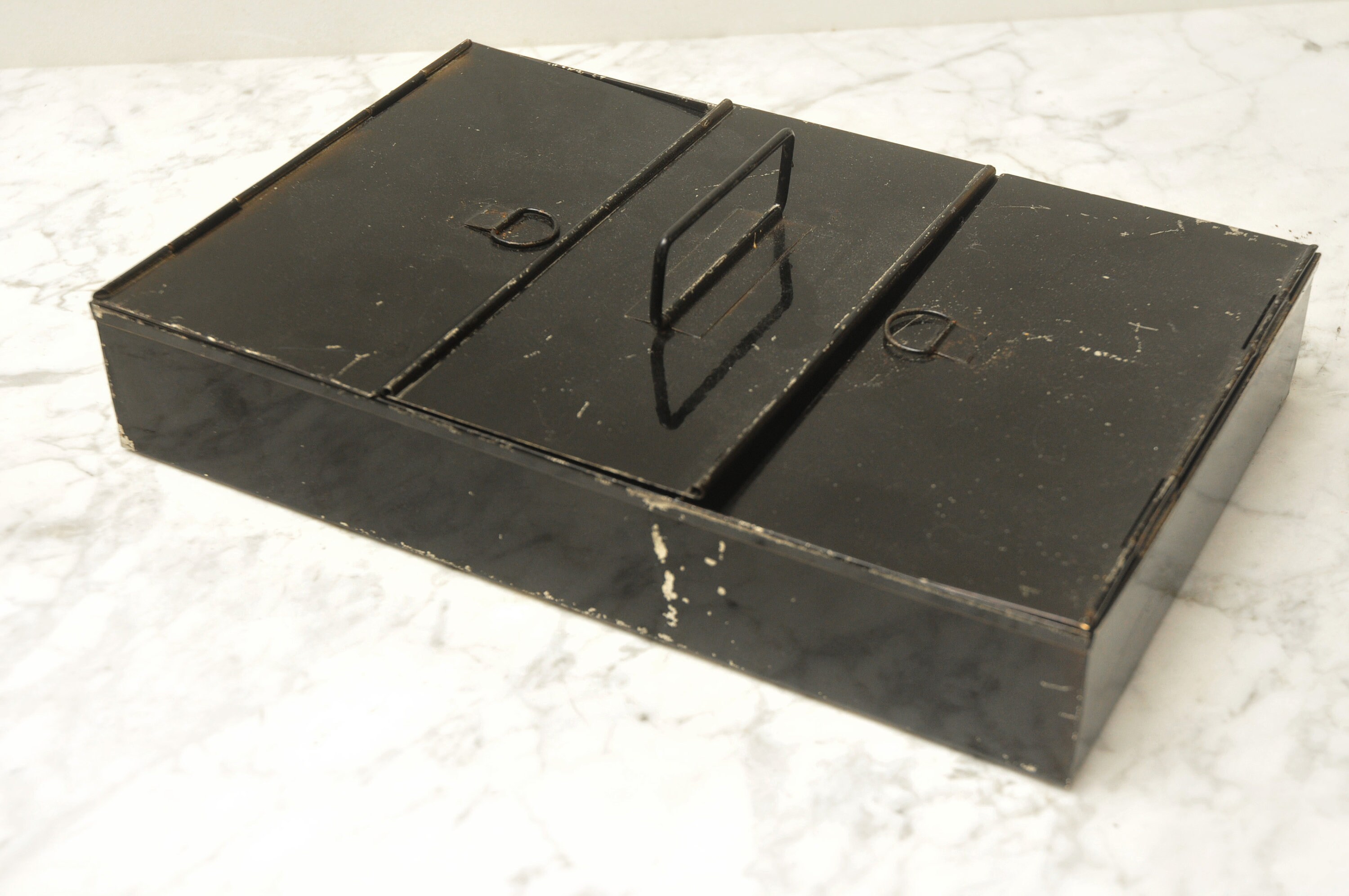 Mid Century Money Box Metal Etsy