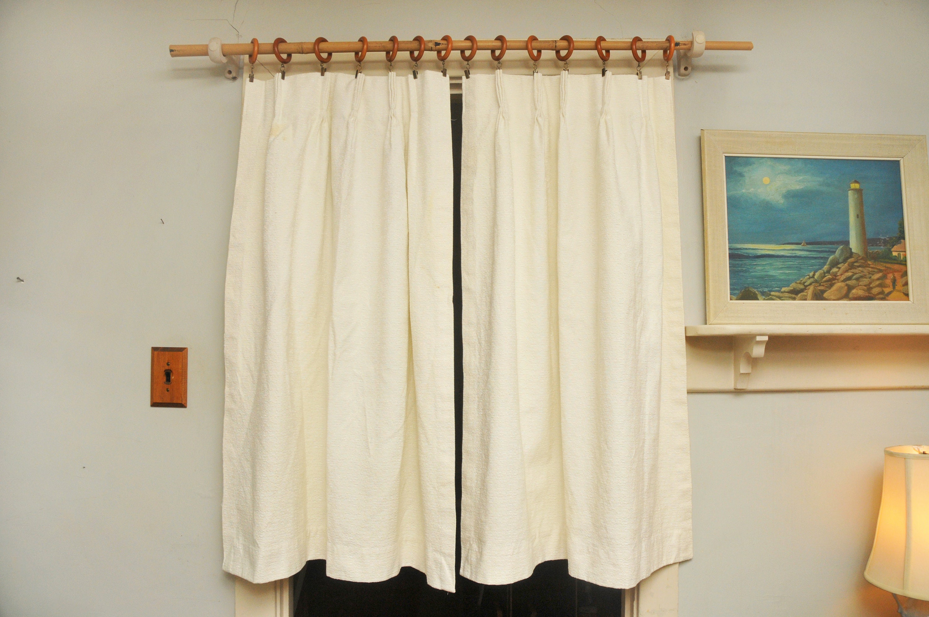 JCPenney White Curtains USA Etsy