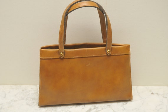 Jean Fogel Vinyl Art Deco Handbag - image 5