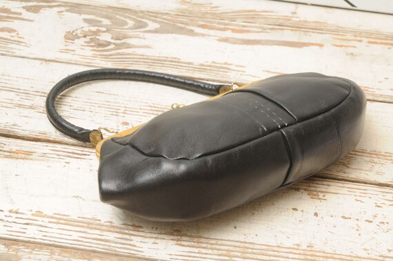 Leather LBF Purse Black ENGLAND - image 5