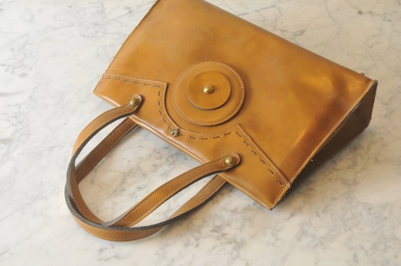 Jean Fogel Vinyl Art Deco Handbag - image 1