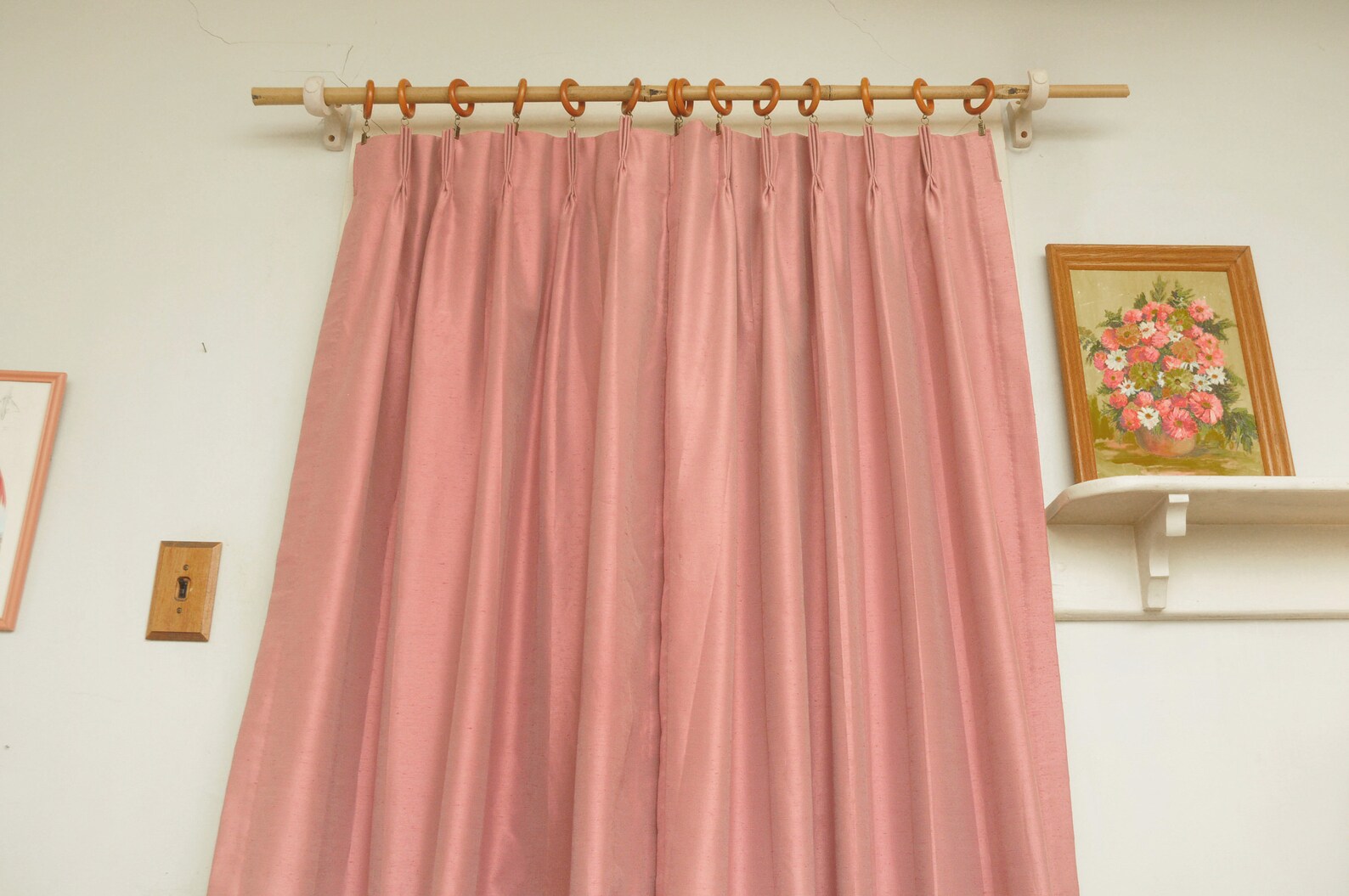 Burlington Curtains Made in USA Mauve Etsy