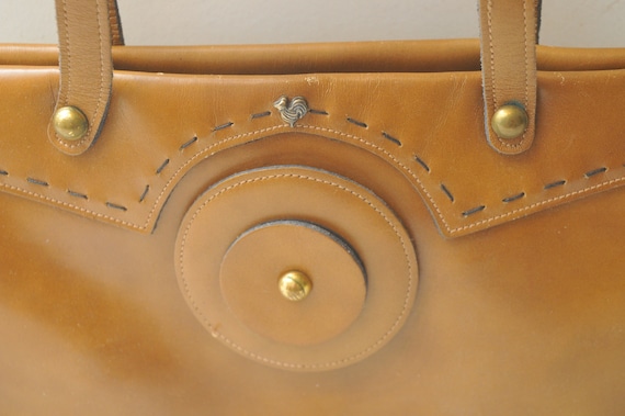 Jean Fogel Vinyl Art Deco Handbag - image 4