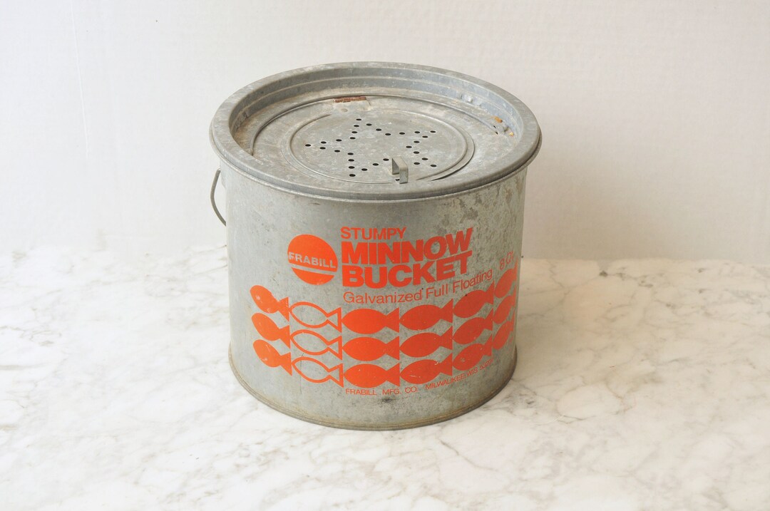 Stumpy Floating Minnow Bucket Frabill Mfg USA Etsy
