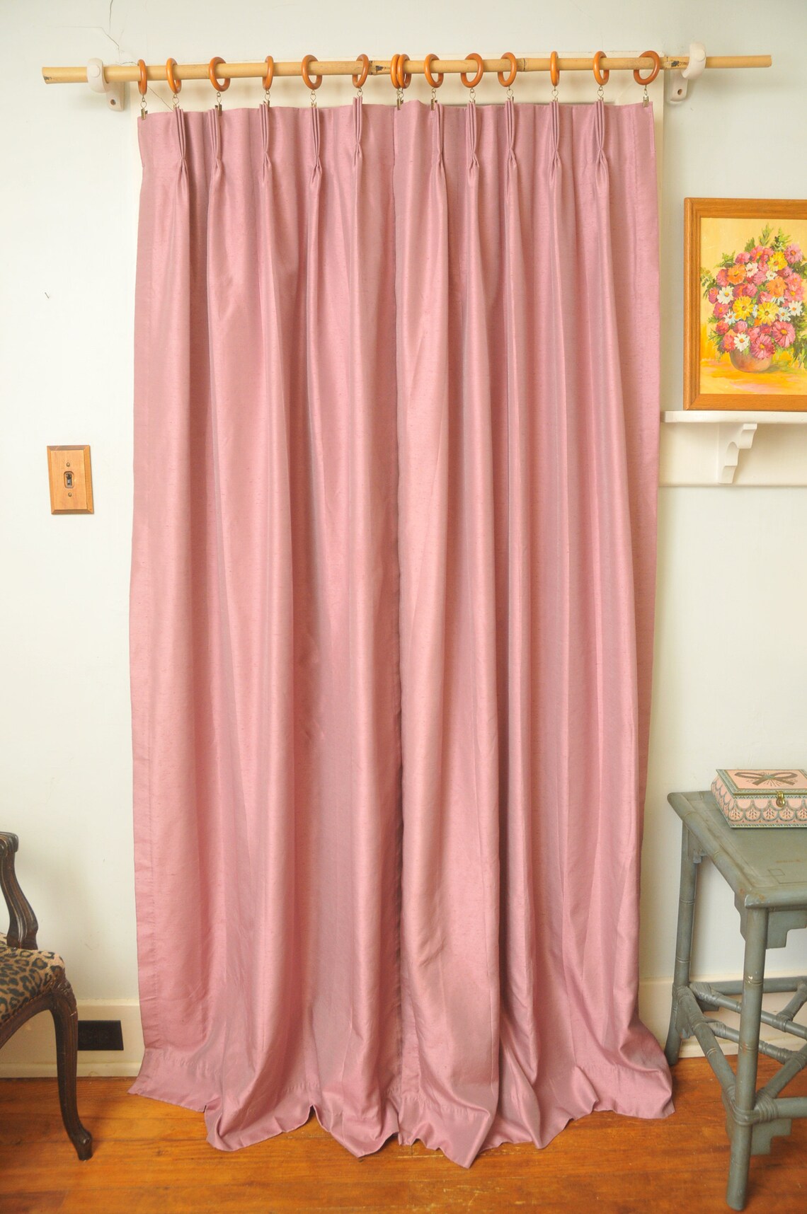 Burlington Curtains Made in USA Mauve Etsy