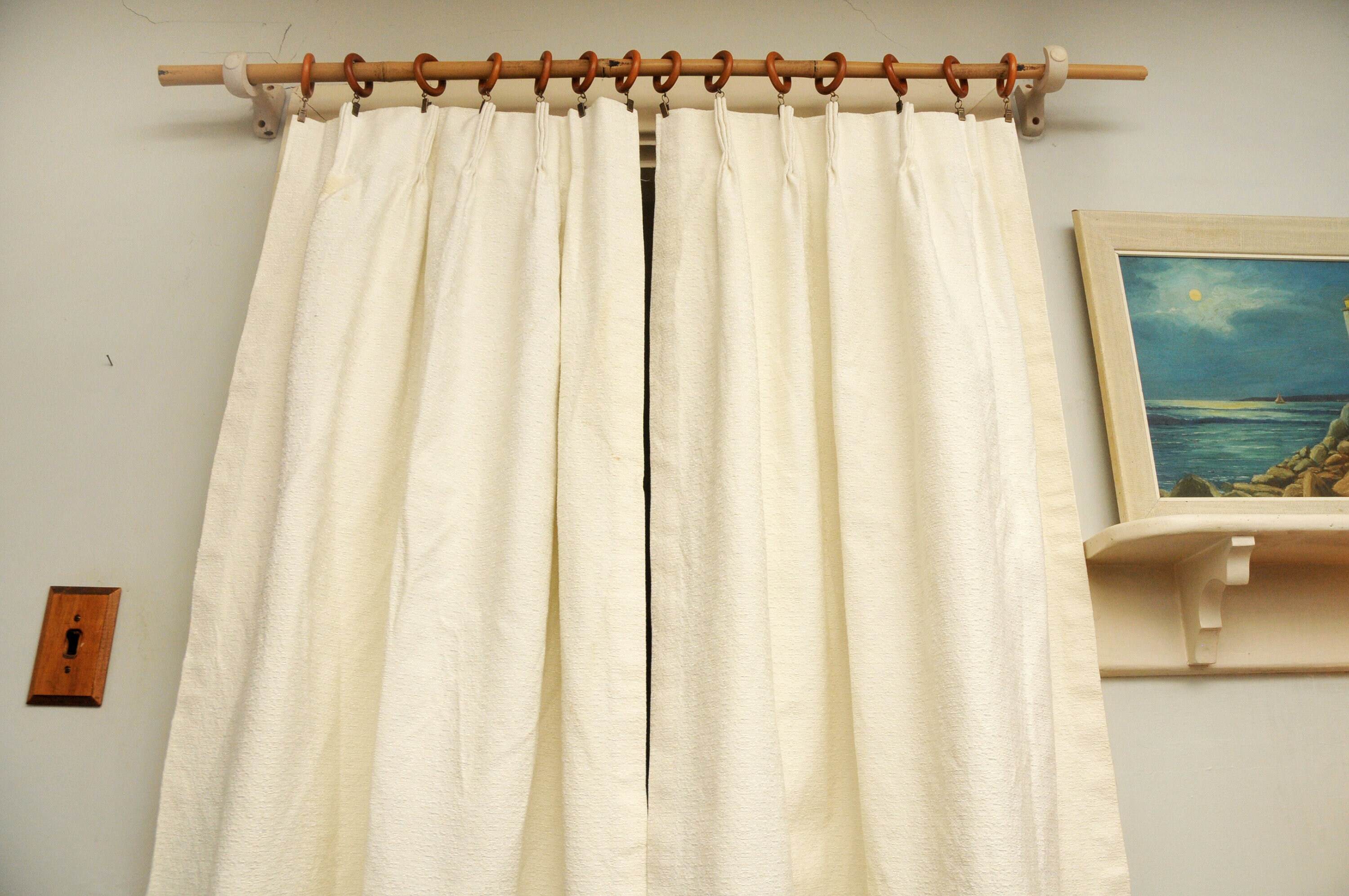 JCPenney White Curtains USA Etsy