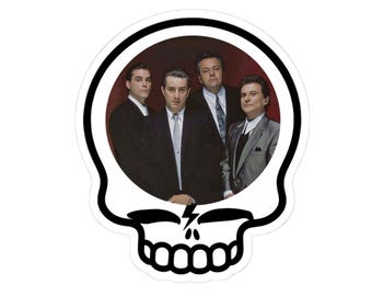 Skull Bolt Vinyl Sticker | Mob Culture Goodfellas Gang