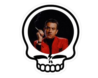 Skull Bolt Vinyl Sticker | Robert De Niro Mob Casino