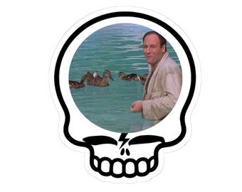 Skull Bolt Vinyl Sticker | Mob Boss Mafia Tony Ducks Pool