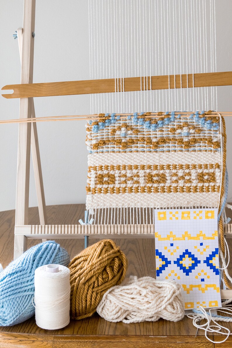 Video Instructions and Pattern Pibione Tapestry