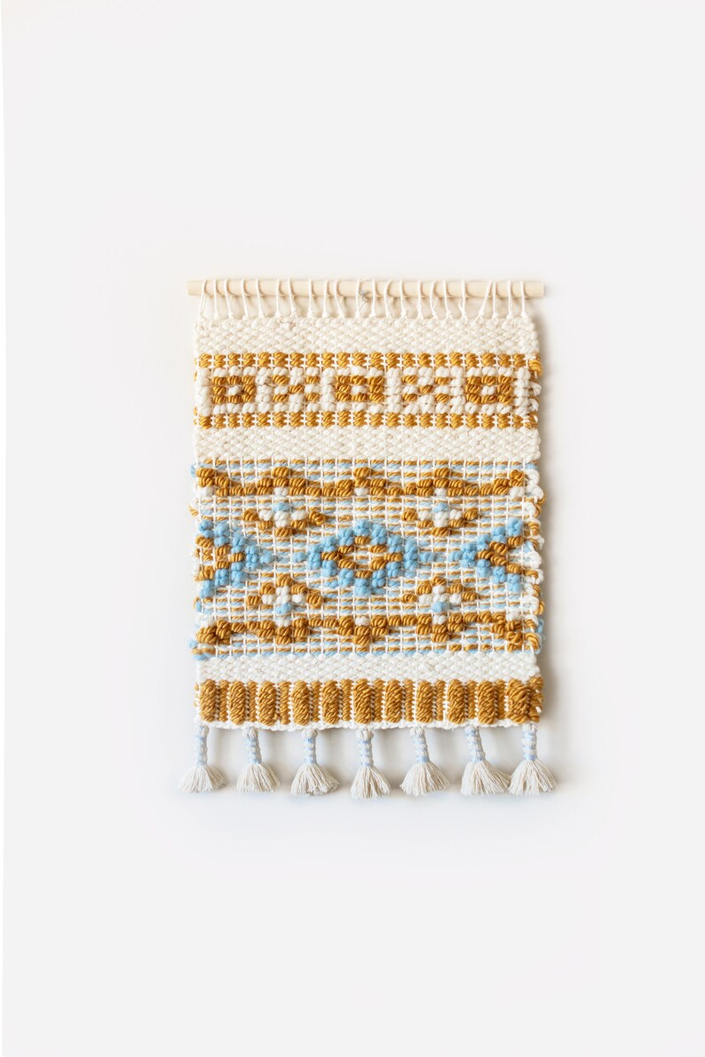 Video Instructions and Pattern Pibione Tapestry