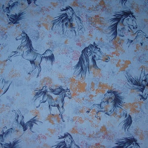 OOP Beautiful Spirit of the West PRAIRIE HORSE Flannel Cotton Fabric Equestria n Fabric New Rare Very Limited Supplies Available