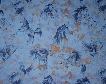 OOP Beautiful Spirit of the West PRAIRIE HORSE Flannel Cotton Fabric Equestria n Fabric New Rare Very Limited Supplies Available