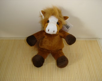 Kelly Toy Bean Pals Stuffed Philly Horse Pony Toys Brand New Old Stock Rare Circa 1990s Collectible 8"