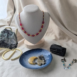 A Light in the Night | Emerald, Jasper & Black Tourmaline Crystal Set | Natural Stone Collection | One of a Kind