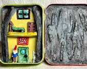 Gnome Diorama In Tin Mint Box