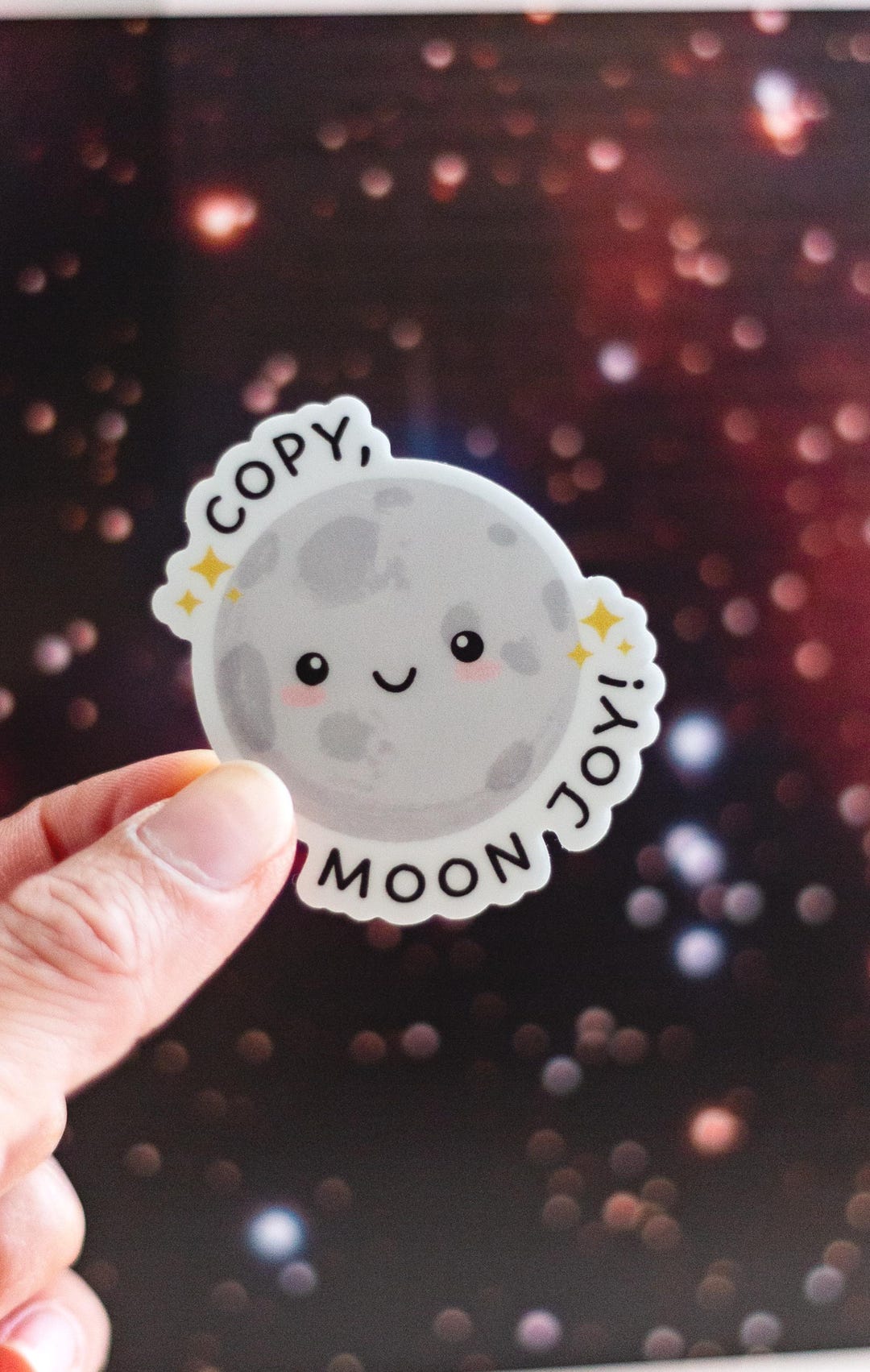 Copy, Moon Joy! Sticker: Matte Vinyl, Water Resistant - Etsy