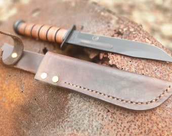 KA-BAR USMC Leather Sheath