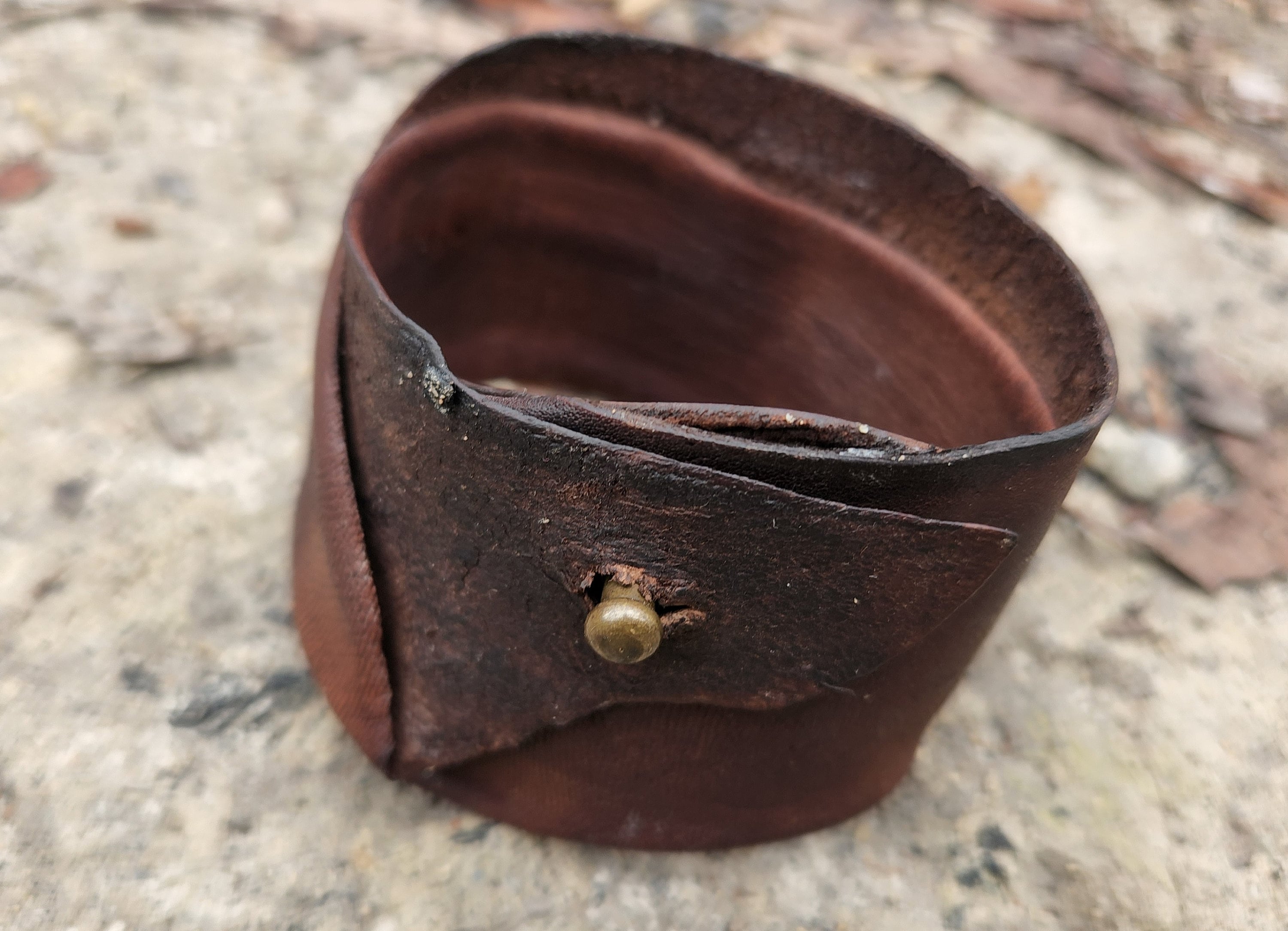 Kangaroo leather bracelet