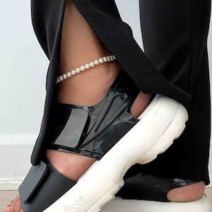Pearl Anklet: Boho Beach Jewelry, Shell Pearl