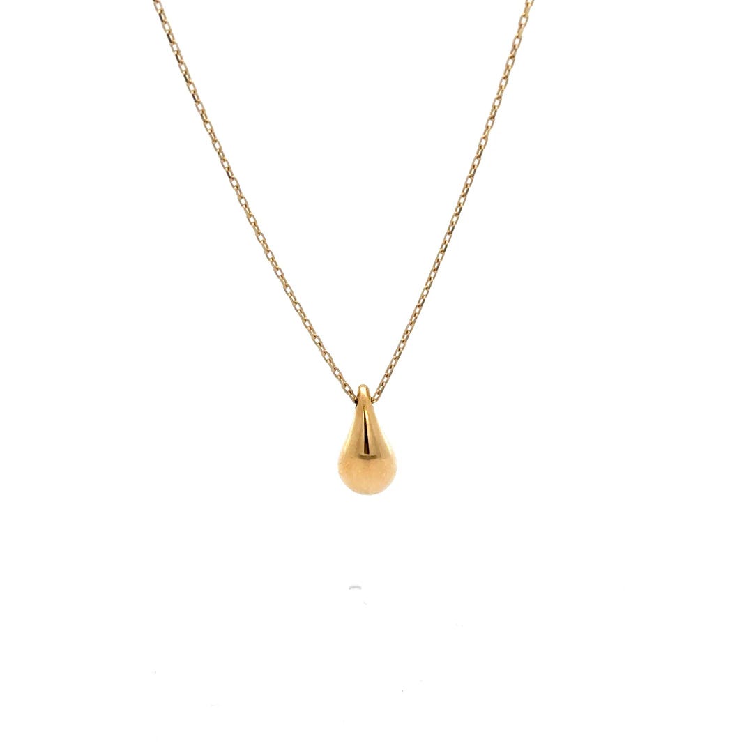 ネックレス・ペンダント Monday Edition _ Teardrop Pendant Necklace - Gold Teardrop Necklace | Kennedy Blue