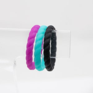 Geflochtener Silikonring: Active Wear Ehering