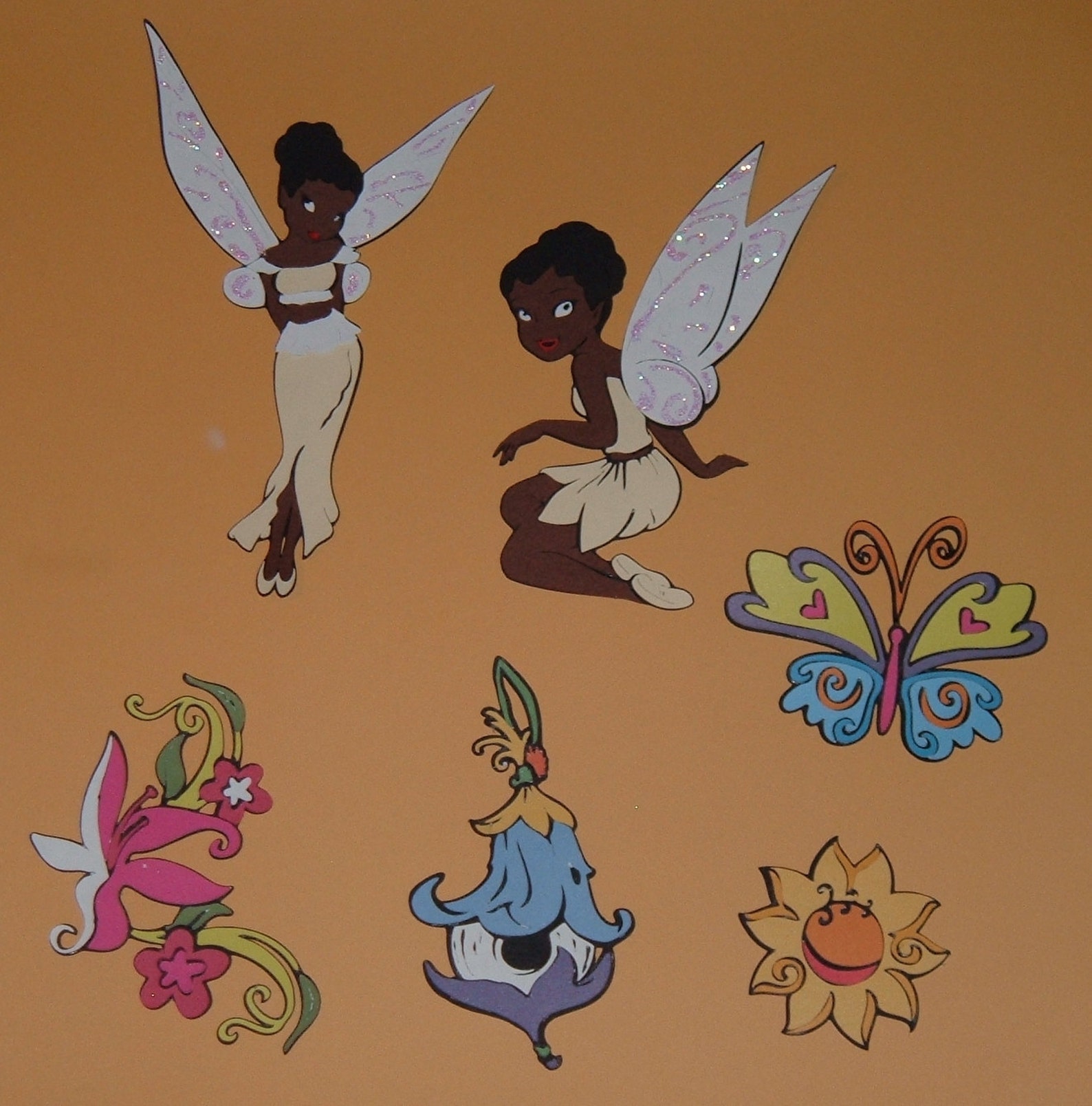 Cricut Scrapbooking Die Cuts tinkerbells Iridessa Etsy