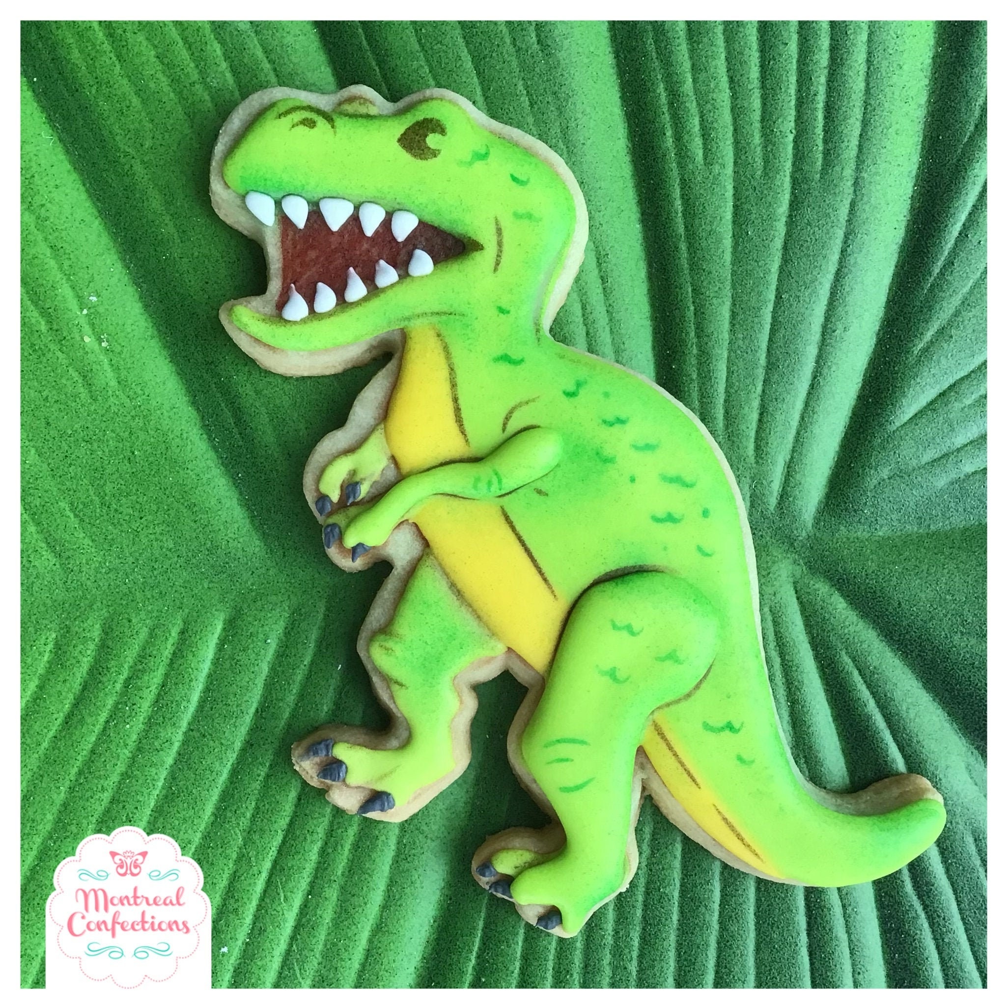 Dinosaur Cookies Cut Your Own Dinosaur Stencil Tyrannosaurus Etsy