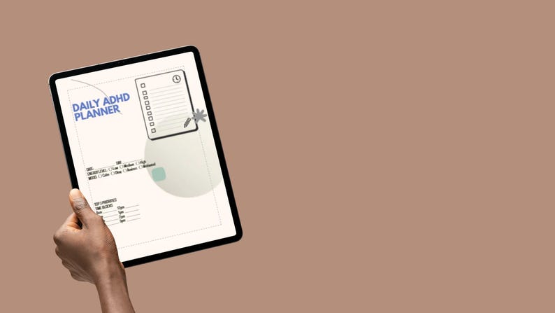 ADHD Planner for Adults | ADHD Digital Planner | Executive Function ...
