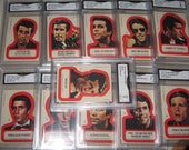 1976 Happy Days 11 Sticker set GMA Trading Card Vintage Antiques Collectibles 101293