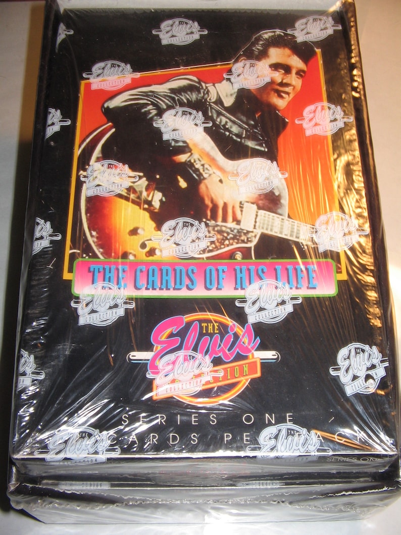 1992 Elvis Collection 2 Boxes Unopened Packs Trading Cards Of Etsy