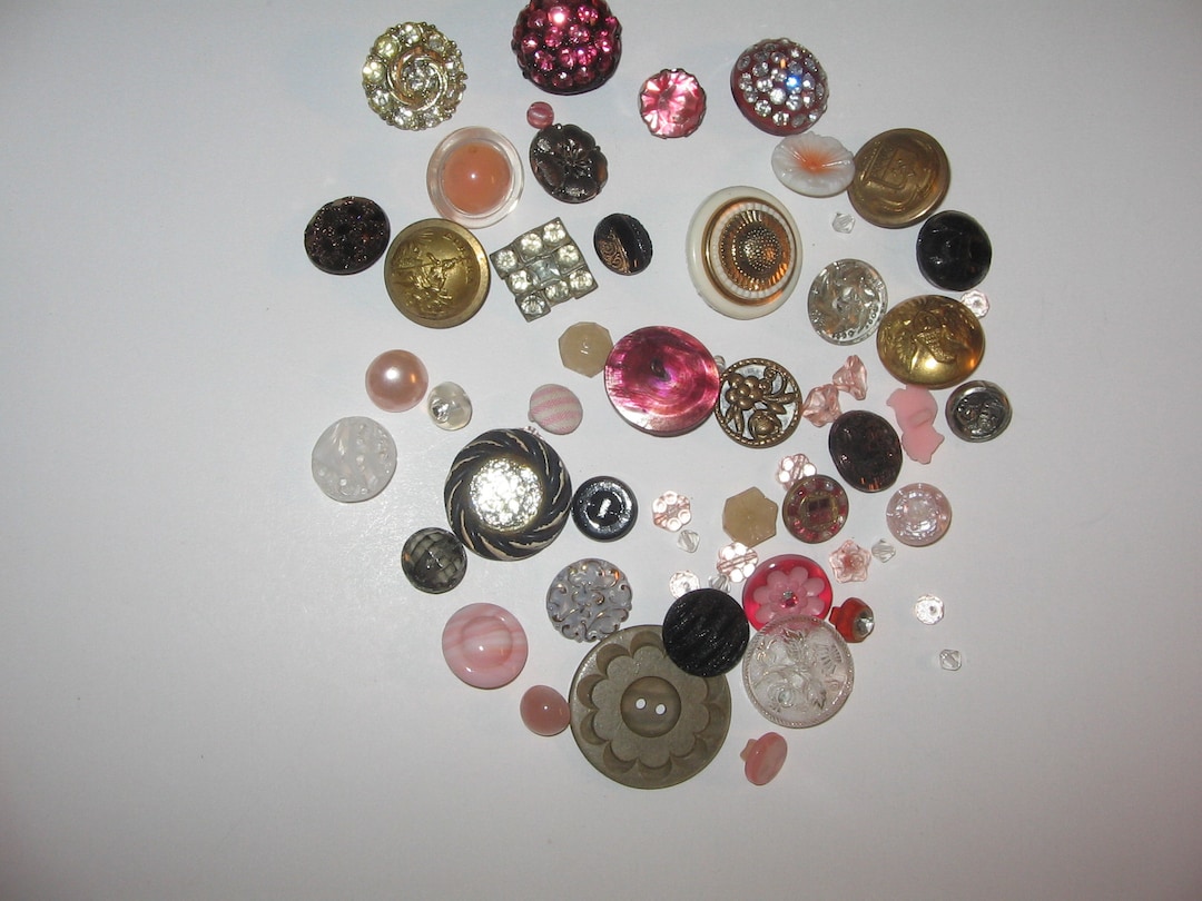 Vintage Antique Clothing Buttons Collectible Civil War State Seal Misc ...