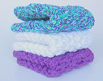 Ready To Ship Washcloths Bath Cloths Cotton Dishcloths Set