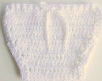 Newborn White  Diaper Cover Baby Soaker Girl Cozy 3 To 6 Months Infant Boy Nappy Kozy Ready To Ship Shower Gift